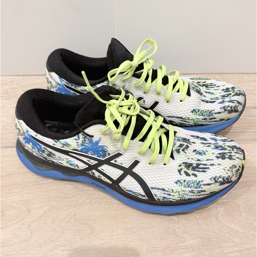 Asics Gel Nimbus 24 Shoes Mens 10.5 Coastal Caricatures Running Sneakers